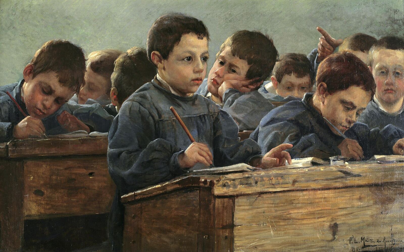 In the classroom label QS:Len,"In the classroom" label QS:Lde,"Im Klassenraum"