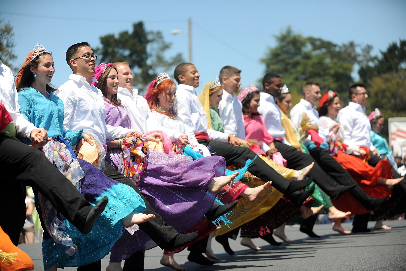 PRESIDIO OF MONTEREY, Calif. - For the first time in more than a decade, the Defense Language Institute Foreign Language Center opened its doors to the local community for its annual Language Day celebration. Held May 11, on the open grounds of historic Soldier Field and surrounding classrooms, Language Day was a colorful celebration of foreign languages and cultural education highlighting the 26 different languages taught to military personnel at the Presidio of Monterey. <a href=" http://www.monterey.army.mil " rel="nofollow">Official Presidio of Monterey Web site</a> <a href=" http://www.facebook.com/USAGPresidio " rel="nofollow">Official Presidio of Monterey Facebook</a> PHOTO by Steven L. Shepard, Presidio of Monterey Public Affairs.